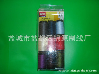 【【支持混批】耐高溫、耐低溫、耐光性好縫402滌綸縫紉線】價格,廠家,圖片,化纖紗線,鹽城市鹽都區錦源制線廠-